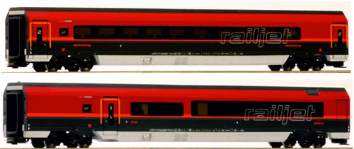 Jägerndorfer 10207 OBB 2pc Railjet Spirit of Europe