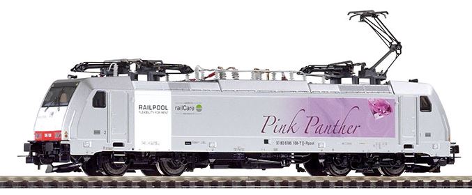 Piko 97723 Railpool BR 186 Pink Panther Electric Locomotive