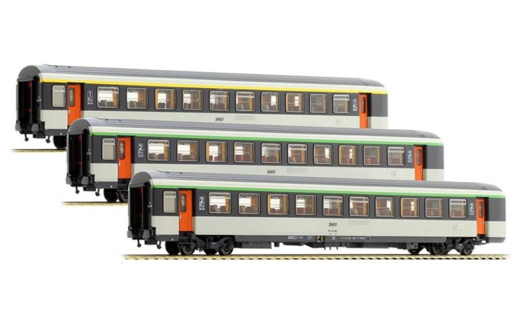 LS Models 40136 SNCF Corail Passenger Car Set