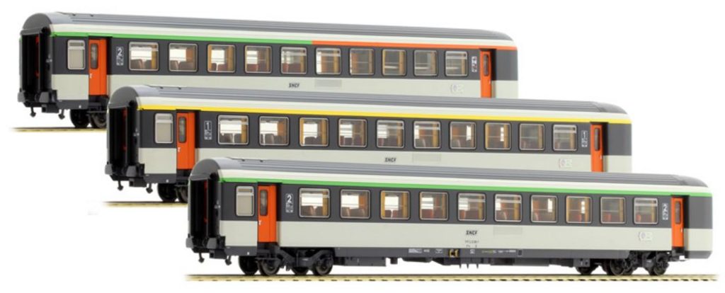 LS Models 40135 SNCF Corail Passenger Car Set