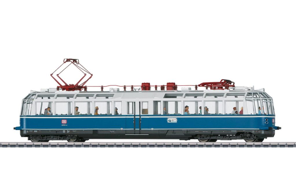 Märklin 37584 Powered Observation Rail Car Class 491 Glass Train