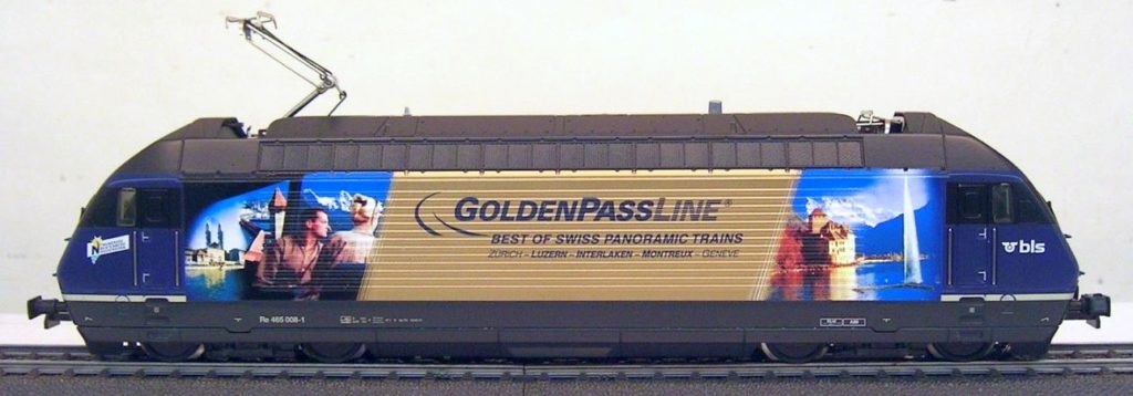 HAG 28508-32 BLSB Re 465 Golden Pass Line