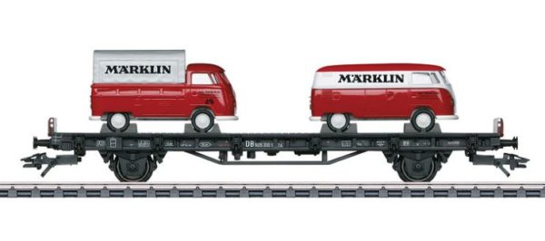 Märklin 45083 Auto Transport Car with 2 VW Type T1 Märklin Bus