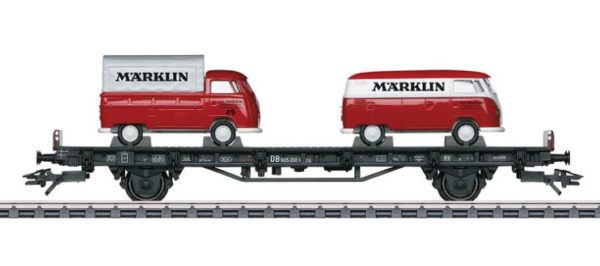 Märklin 45083 Auto Transport Car with 2 VW Type T1 Märklin Bus