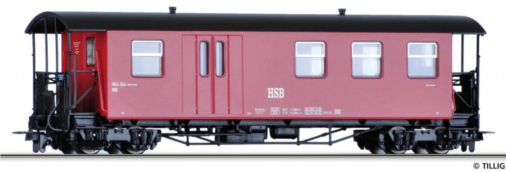 Tillig 13961 HSB Baggage Car