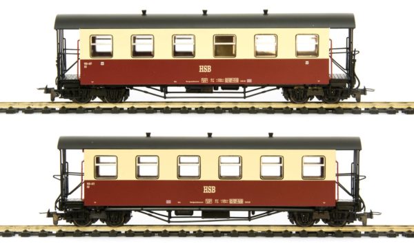 Tillig 13991 Two HSB Passenger Cars