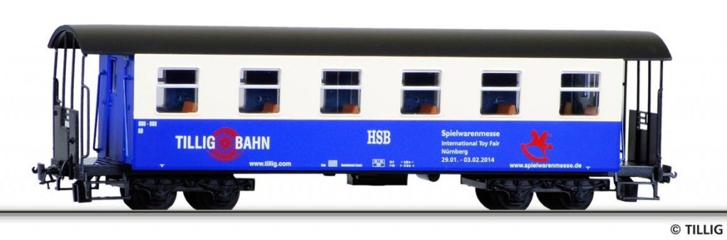 Tillig 501303 HSB Passenger Car Spielwarenmesse Nürnberg 2014