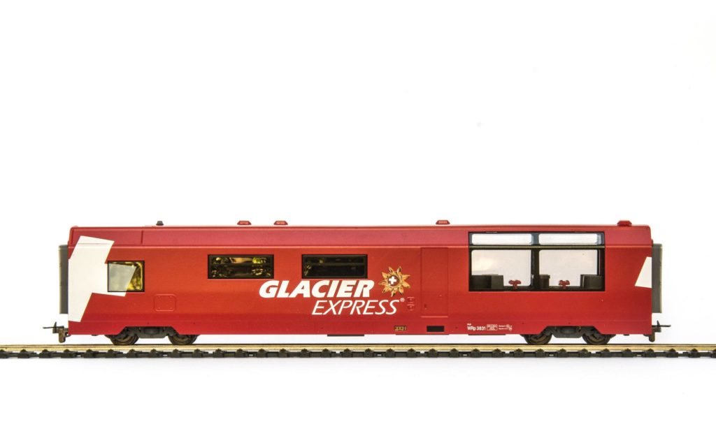 Bemo 3289 131 RhB Glacier Express Restaurant Car