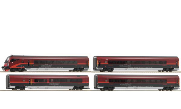 Roco 64190 4 Piece ÖBB Railjet Set