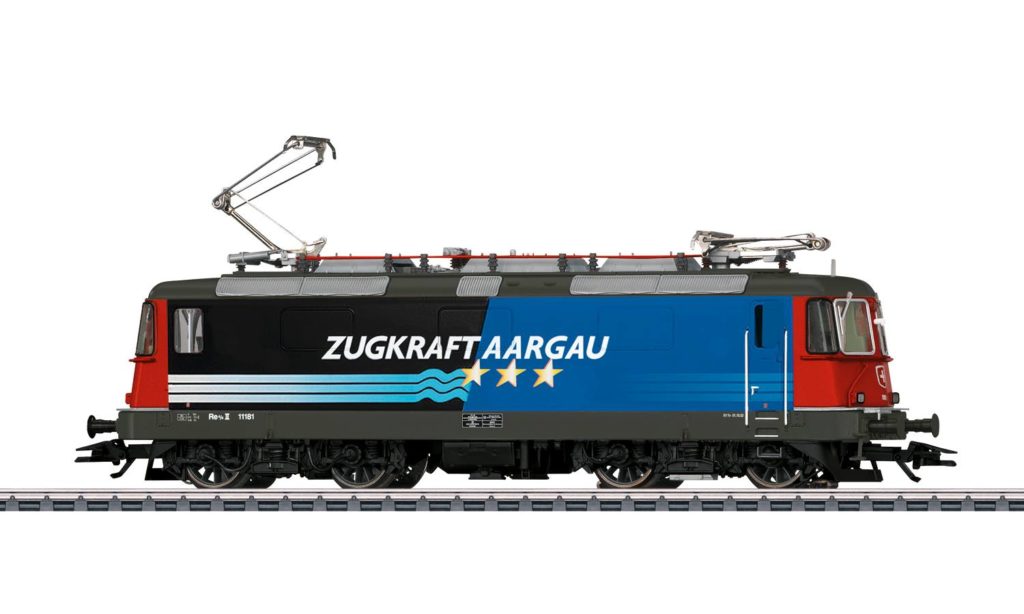 Märklin 37306 Class Re 4/4 II Zugkraft Aargau Electric Locomotive