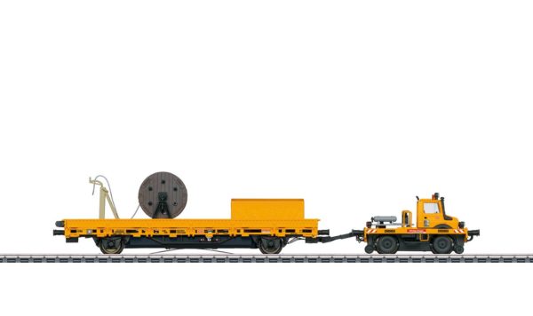 Märklin 39940 Two-Way Unimog with Catenary Installation Car