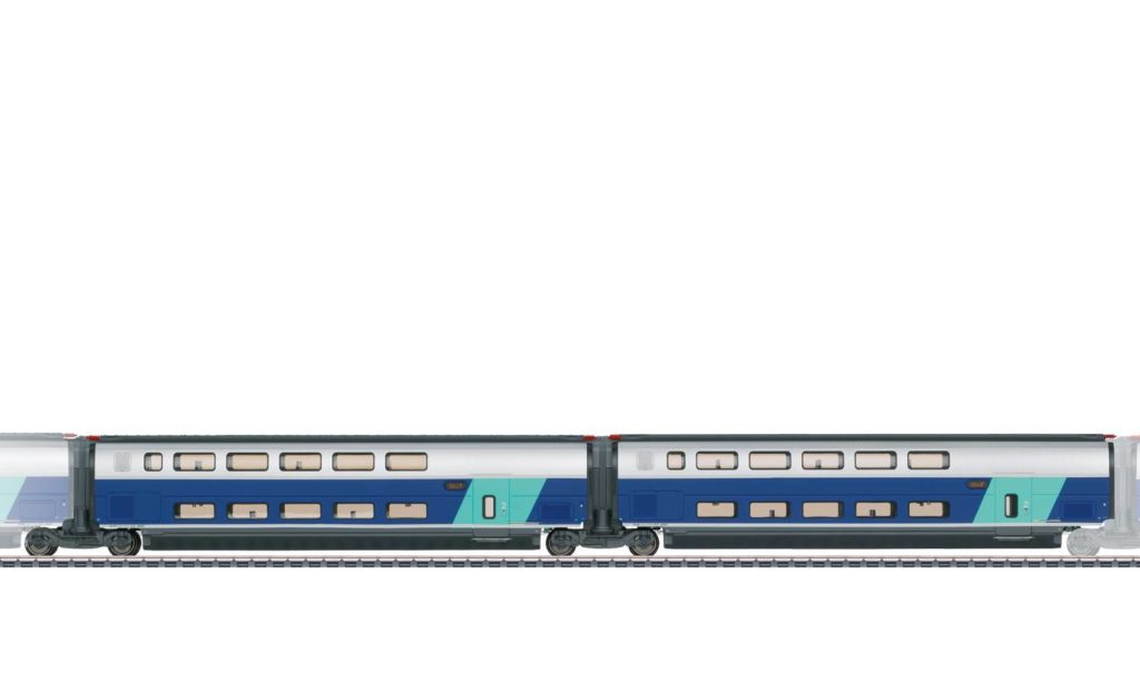 Märklin 43433 Add-On Car Set 2 for the TGV Euroduplex