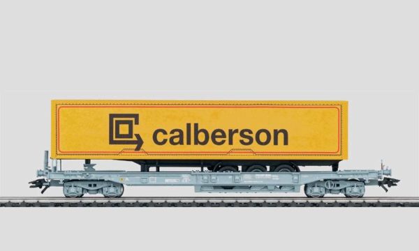 Märklin 47450 Flat Car with Calberson Truck Trailer