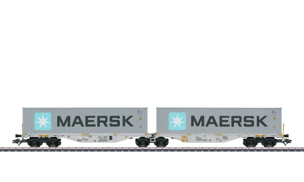 Märklin 47803 Maersk Double Container Transport Car