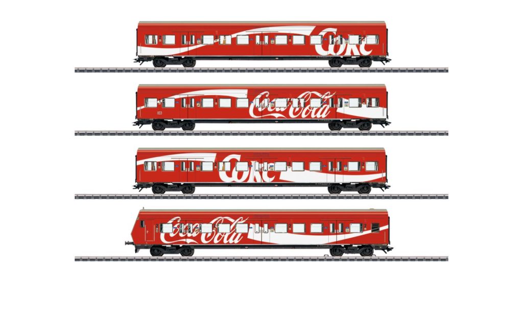 Märklin 43890 Coca-Cola S-Bahn Passenger Car Set