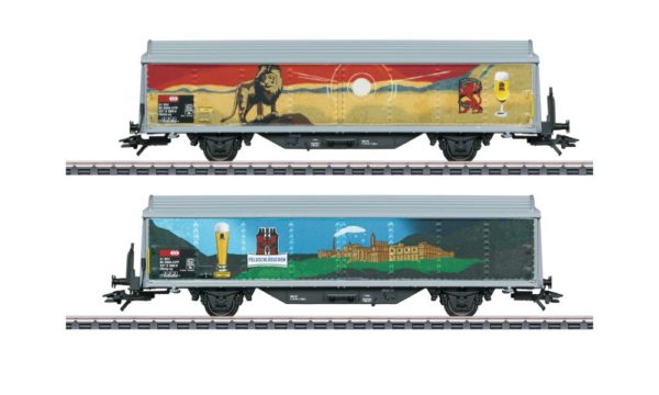 Märklin 48342 Sliding Wall Beer Boxcar Set