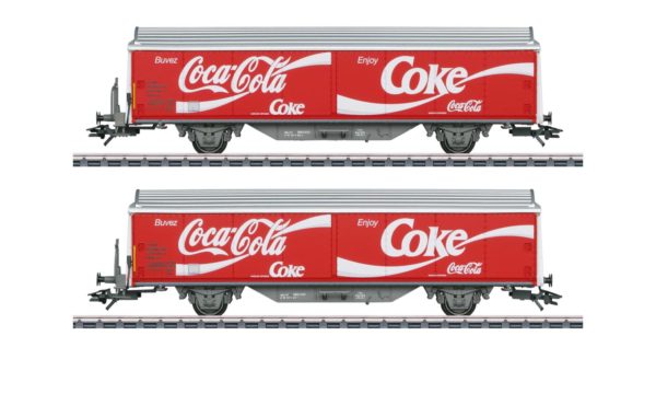 Märklin 48344 Coca-Cola Sliding Wall Boxcar Set